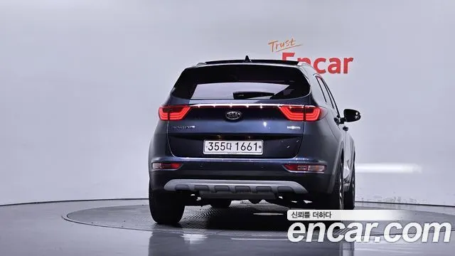 KIA SPORTAGE 2016 — 112 244 км, синий, Корея — под ключ — фото 4