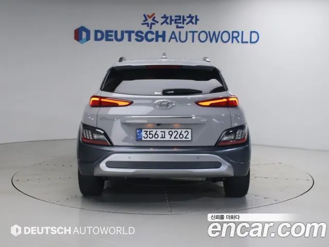 HYUNDAI KONA HYBRID 2023 — 127 040 км, серебристо-серый, Корея — под ключ — фото 4