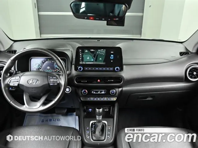 HYUNDAI KONA HYBRID 2023 — 127 040 км, серебристо-серый, Корея — под ключ — фото 7