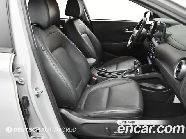 HYUNDAI KONA HYBRID 2023 — 127 040 км, серебристо-серый, Корея — под ключ — фото 10