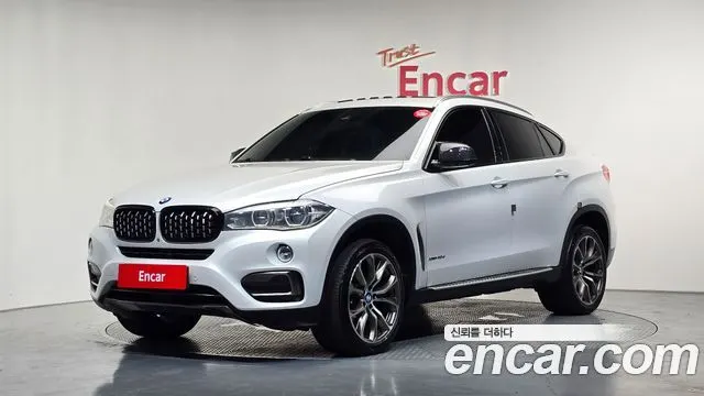 BMW X6 2016 — 216 278 км, белый, Корея — под ключ — фото 1