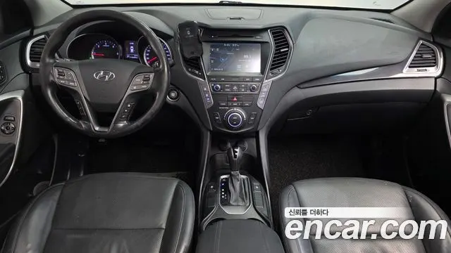 HYUNDAI SANTA FE 2015 — 174 354 км, белый-перламутр, Корея — под ключ — фото 7