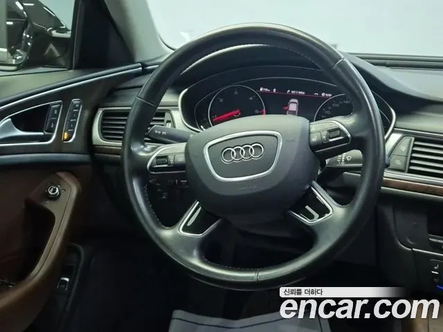 AUDI A6 2016 — 171 514 км, чёрный, Корея — под ключ — фото 9