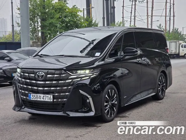 TOYOTA ALPHARD 2025 — 19 270 км, чёрный, Корея — под ключ — фото 1