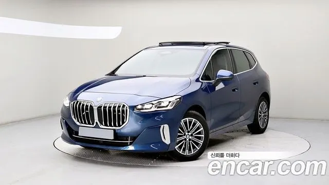 BMW 2 SERIES ACTIVE TOURER 2024 — 4 309 км, синий, Корея — под ключ — фото 1