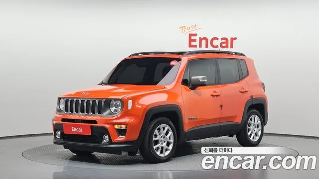 JEEP RENEGADE 2019 — 80 748 км, оранжевый, Корея — под ключ — фото 1