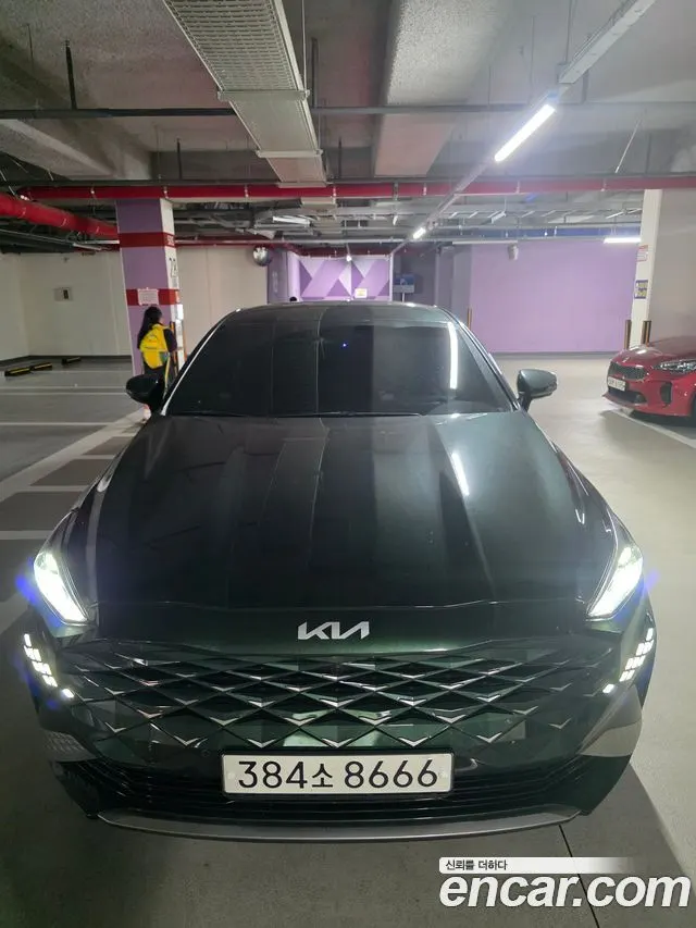 KIA K8 HYBRID 2022 — 89 000 км, тёмно-зелёный, Корея — под ключ — фото 3