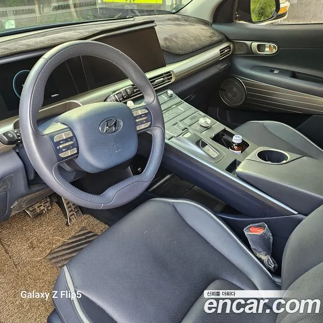 HYUNDAI NEXO 2021 — 76 465 км, тёмно-зелёный, Корея — под ключ — фото 9