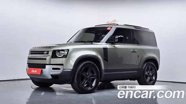 LAND ROVER DEFENDER 2022 — 87 569 км, светло-золотистый, Корея — под ключ — фото 1