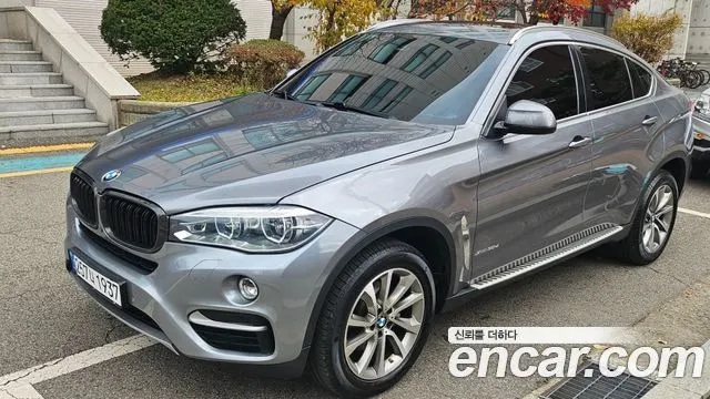 BMW X6 2016 — 137 000 км, серый, Корея — под ключ — фото 2
