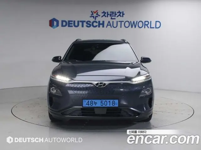 HYUNDAI KONA ELECTRIC 2019 — 126 179 км, синий, Корея — под ключ — фото 3