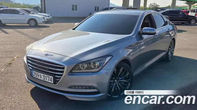 HYUNDAI GENESIS DH 2014 — 177 486 км, серебристо-серый, Корея — под ключ — фото 11