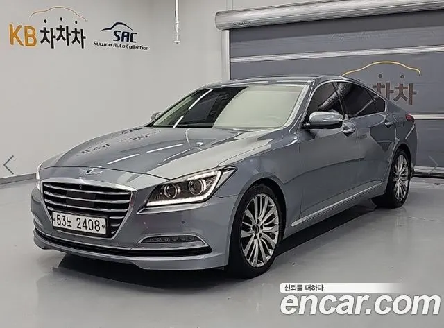 HYUNDAI GENESIS DH 2014 — 209 136 км, серый, Корея — под ключ — фото 6