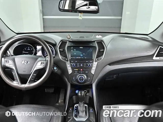 HYUNDAI SANTA FE 2016 — 102 088 км, синий, Корея — под ключ — фото 7