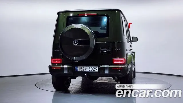 MERCEDES-BENZ G-CLASS W463B 2023 — 51 563 км, тёмно-зелёный, Корея — под ключ — фото 4