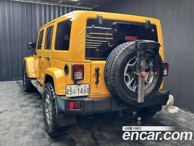JEEP WRANGLER 2013 — 211 123 км, жёлтый, Корея — под ключ — фото 3