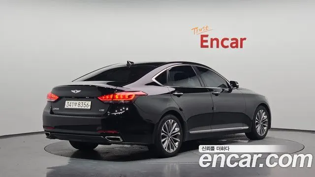 HYUNDAI GENESIS DH 2015 — 185 194 км, чёрный, Корея — под ключ — фото 2