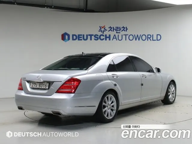MERCEDES-BENZ S-CLASS W221 2011 — 235 200 км, серебристый, Корея — под ключ — фото 2