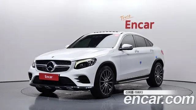 MERCEDES-BENZ GLC-CLASS X253 2019 — 55 408 км, белый, Корея — под ключ — фото 1