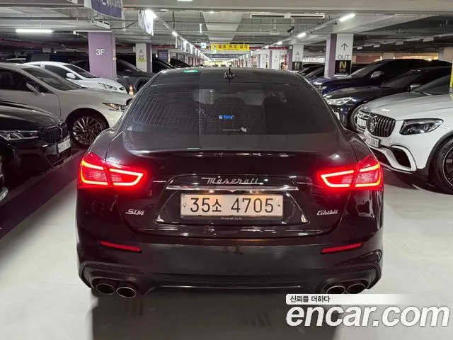 MASERATI GHIBLI 2018 — 186 000 км, чёрный, Корея — под ключ — фото 3