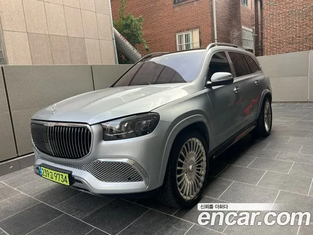 MERCEDES-BENZ GLS-CLASS X167 2023 — 70 000 км, серебристый, Корея — под ключ — фото 1