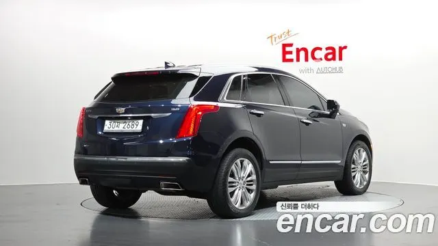 CADILLAC XT5 2017 — 200 107 км, синий, Корея — под ключ — фото 2