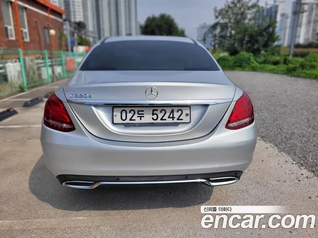 MERCEDES-BENZ C-CLASS W205 2017 — 107 167 км, серебристо-серый, Корея — под ключ — фото 5