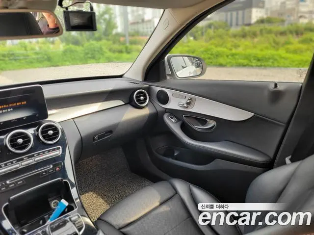 MERCEDES-BENZ C-CLASS W205 2017 — 107 167 км, серебристо-серый, Корея — под ключ — фото 9