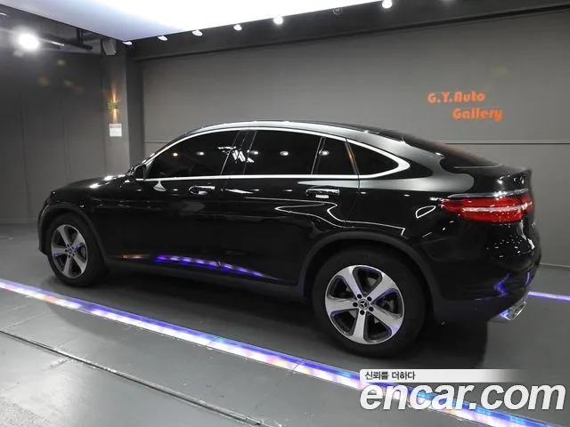 MERCEDES-BENZ GLC-CLASS X253 2019 — 45 502 км, чёрный, Корея — под ключ — фото 2