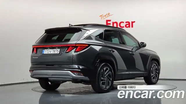 HYUNDAI TUCSON HYBRID 2025 — 10 012 км, тёмно-зелёный, Корея — под ключ — фото 2