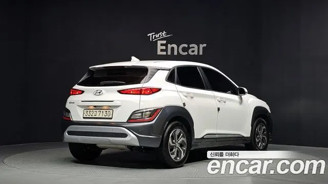 HYUNDAI KONA HYBRID 2021 — 120 460 км, белый, Корея — под ключ — фото 2