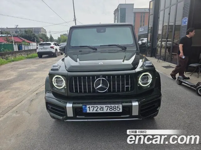 MERCEDES-BENZ G-CLASS W463B 2023 — 22 868 км, тёмно-зелёный, Корея — под ключ — фото 11