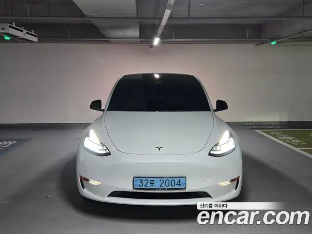TESLA MODEL Y 2022 — 145 000 км, белый, Корея — под ключ — фото 11