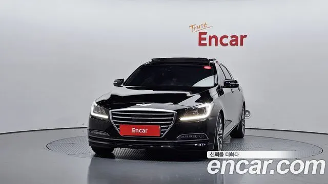 HYUNDAI GENESIS DH 2015 — 221 914 км, чёрный, Корея — под ключ — фото 3