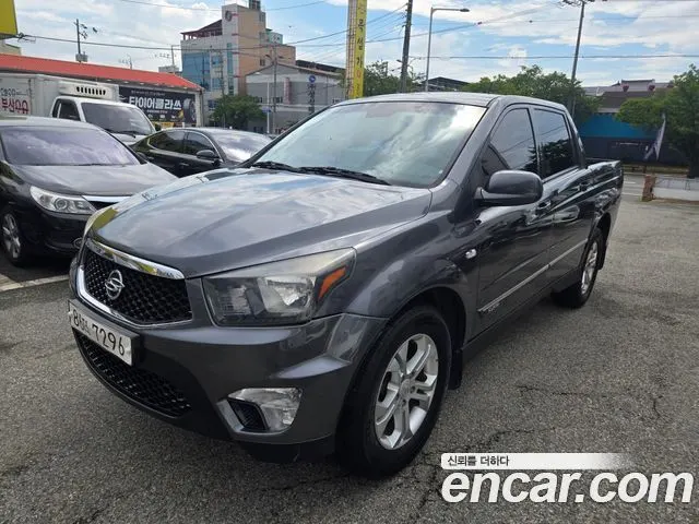 KGM KORANDO SPORTS 2014 — 180 000 км, серый, Корея — под ключ — фото 2