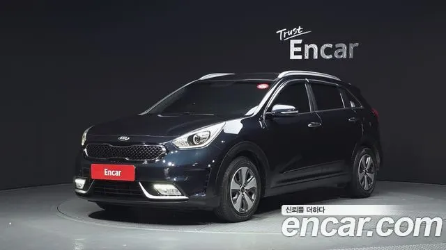 KIA NIRO 2017 — 126 580 км, синий, Корея — под ключ — фото 1