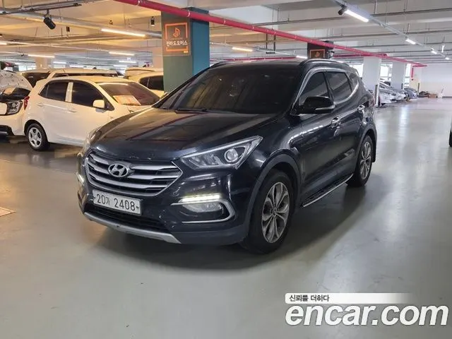 HYUNDAI SANTA FE 2016 — 283 000 км, чёрный, Корея — под ключ — фото 11