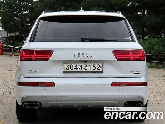 AUDI Q7 2019 — 144 795 км, белый, Корея — под ключ — фото 4