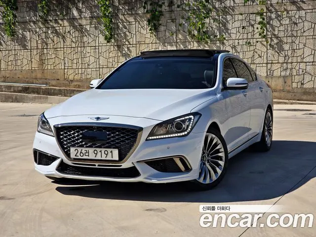 HYUNDAI GENESIS DH 2015 — 261 661 км, белый, Корея — под ключ — фото 11