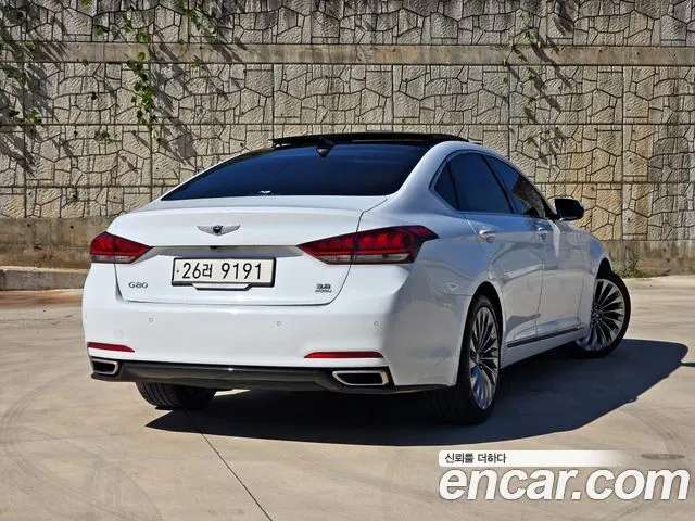 HYUNDAI GENESIS DH 2015 — 261 661 км, белый, Корея — под ключ — фото 4