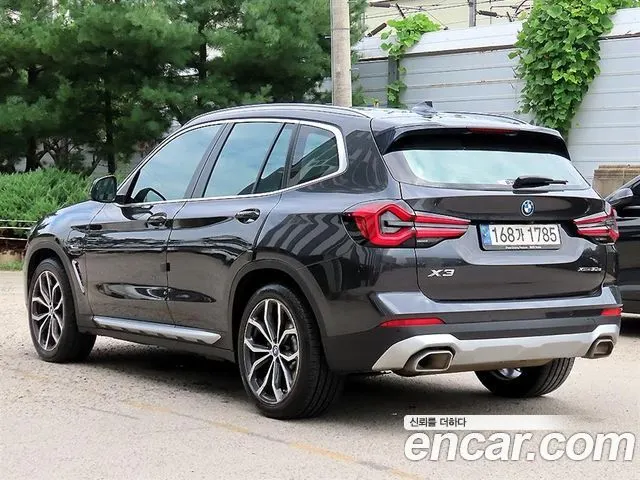 BMW X3 2022 — 41 000 км, серый, Корея — под ключ — фото 2