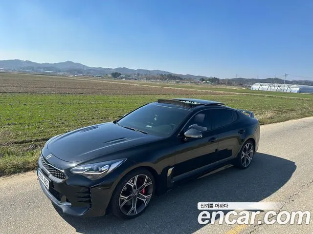 KIA STINGER 2018 — 186 500 км, чёрный, Корея — под ключ — фото 3