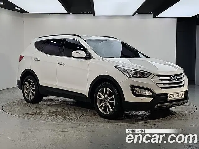 HYUNDAI SANTA FE 2013 — 205 000 км, белый, Корея — под ключ — фото 2