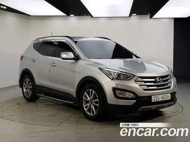 HYUNDAI SANTA FE 2013 — 191 000 км, серебристый, Корея — под ключ — фото 2