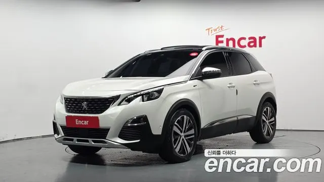 PEUGEOT 3008 2019 — 94 335 км, белый, Корея — под ключ — фото 1