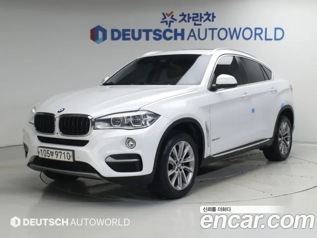 BMW X6 2016 — 205 781 км, белый, Корея — под ключ — фото 1