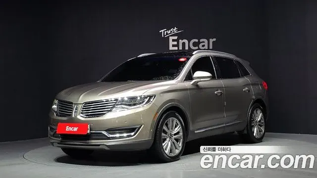 LINCOLN MKX 2017 — 73 967 км, бежевый, Корея — под ключ — фото 1