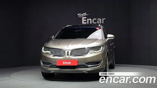 LINCOLN MKX 2017 — 73 967 км, бежевый, Корея — под ключ — фото 3