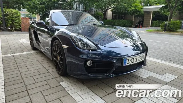 PORSCHE CAYMAN 2014 — 108 200 км, синий, Корея — под ключ — фото 12