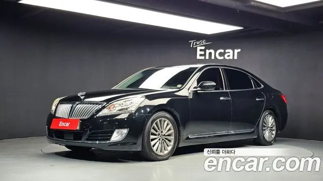 HYUNDAI EQUUS 2015 — 324 359 км, чёрный, Корея — под ключ — фото 1